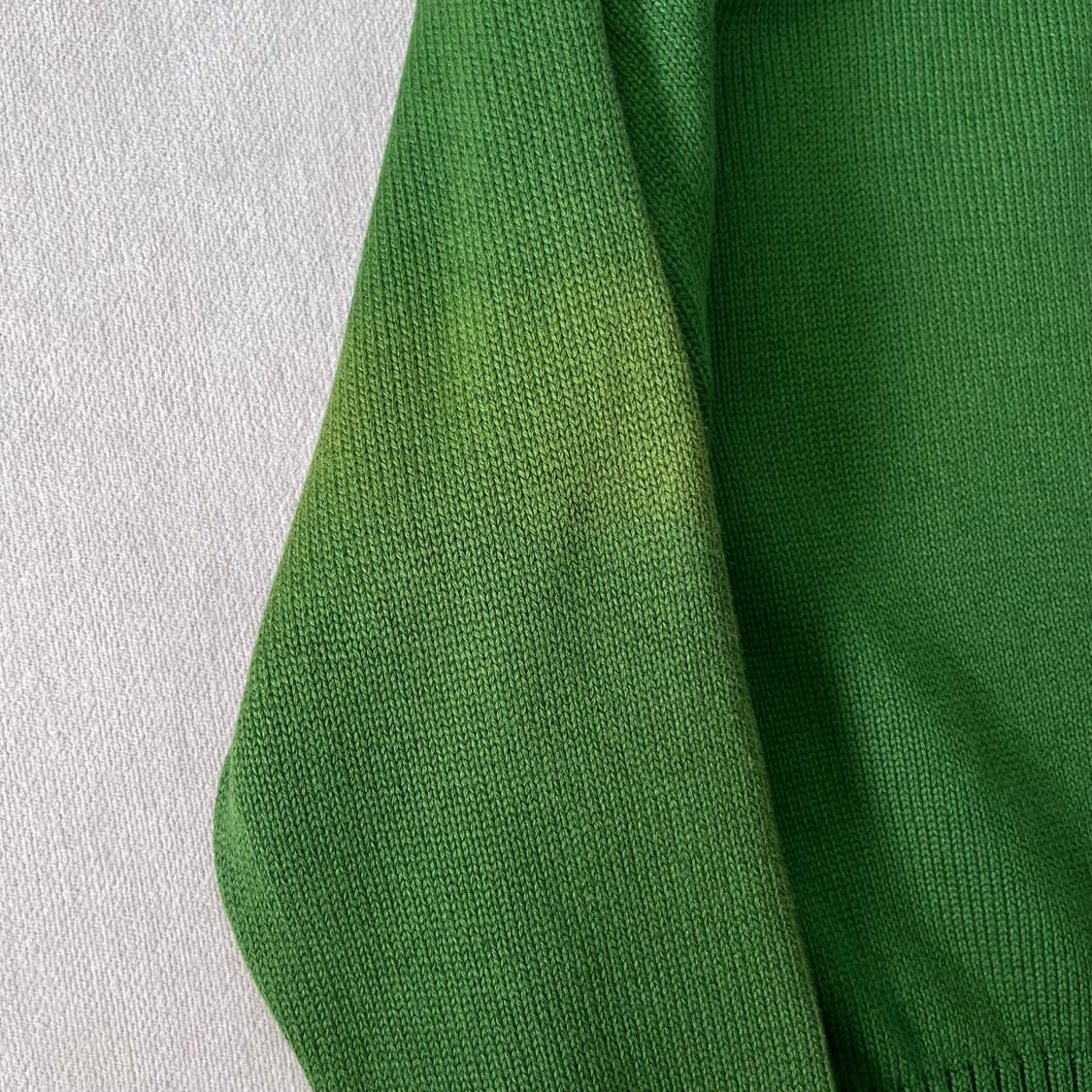 100 아미 20FW 빅하트 로고 그린 니트 상품이미지5