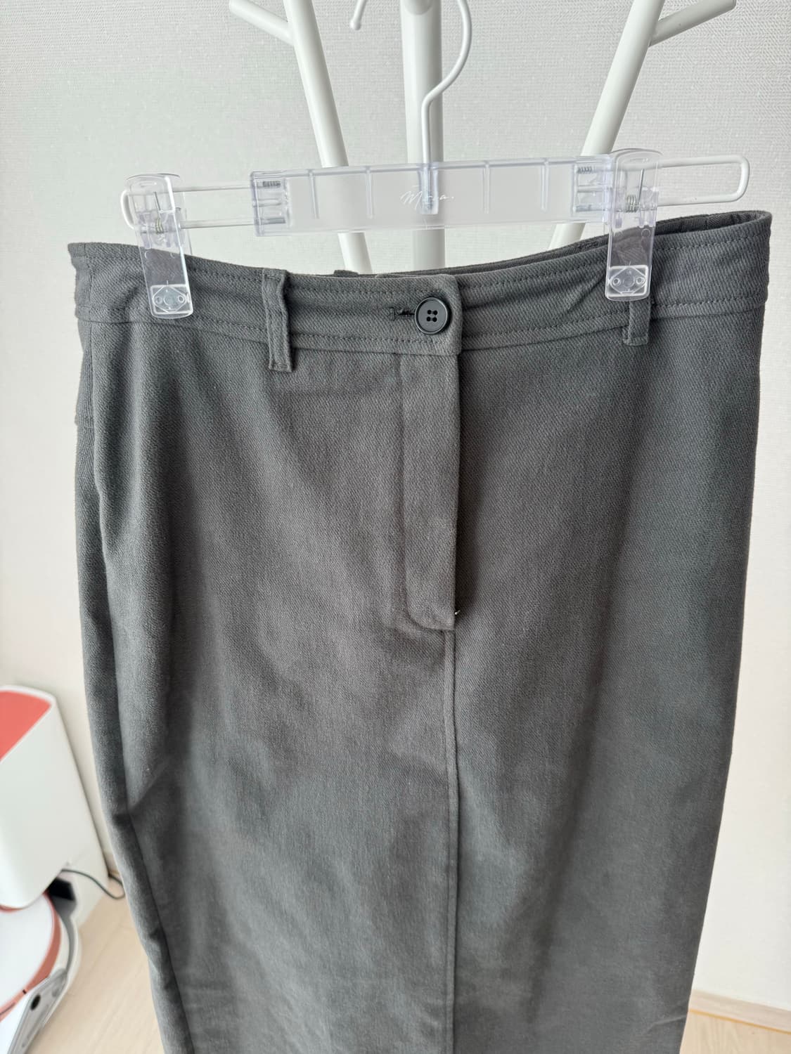 케리에르 BRUSHED COTTON TWILL LONG SKIRT 상품이미지2