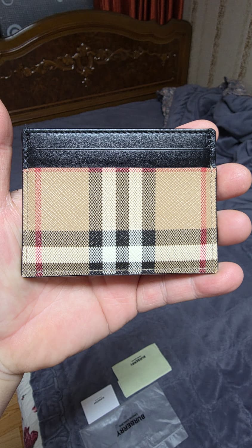 (정품) 버버리 빈티지 체크 카드지갑/남녀공용/개인/팝니다. 상품이미지2