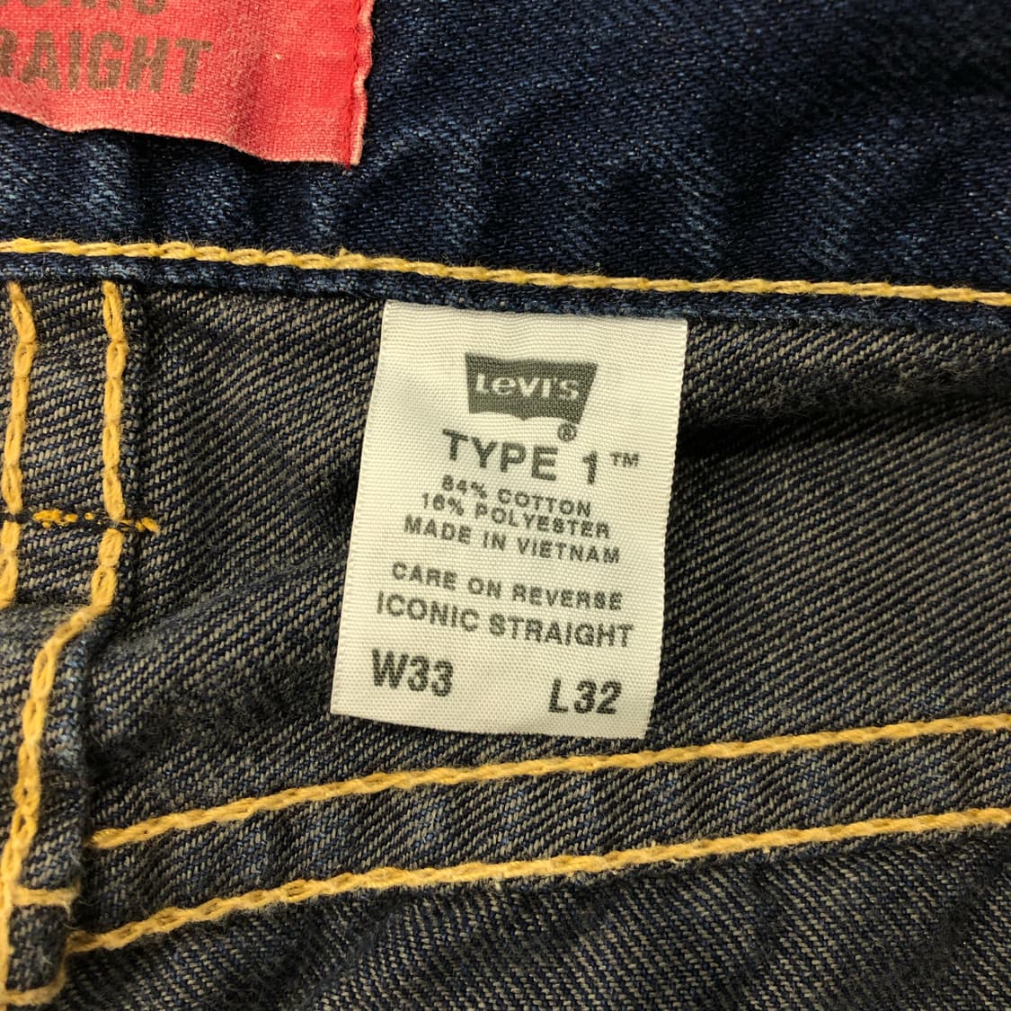 리바이스 타입원 아이코닉 스트레이트 데님 팬츠 상품이미지8