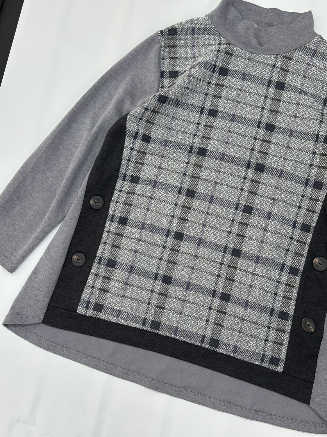 🪶하구미의 그런지 레이어드 티셔츠🪶 에스닉 히피 목폴라 이너티셔츠 상품이미지4