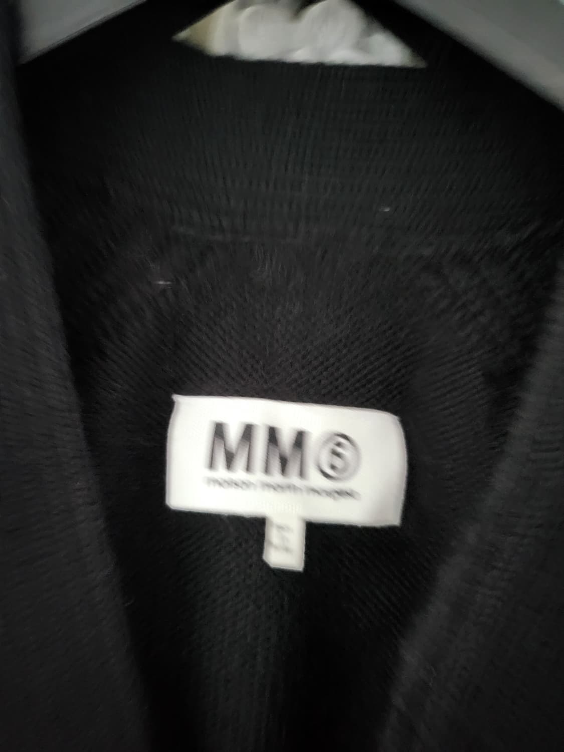 MM6 메종 마르지엘라 블랙 가디건 XS 상품이미지2