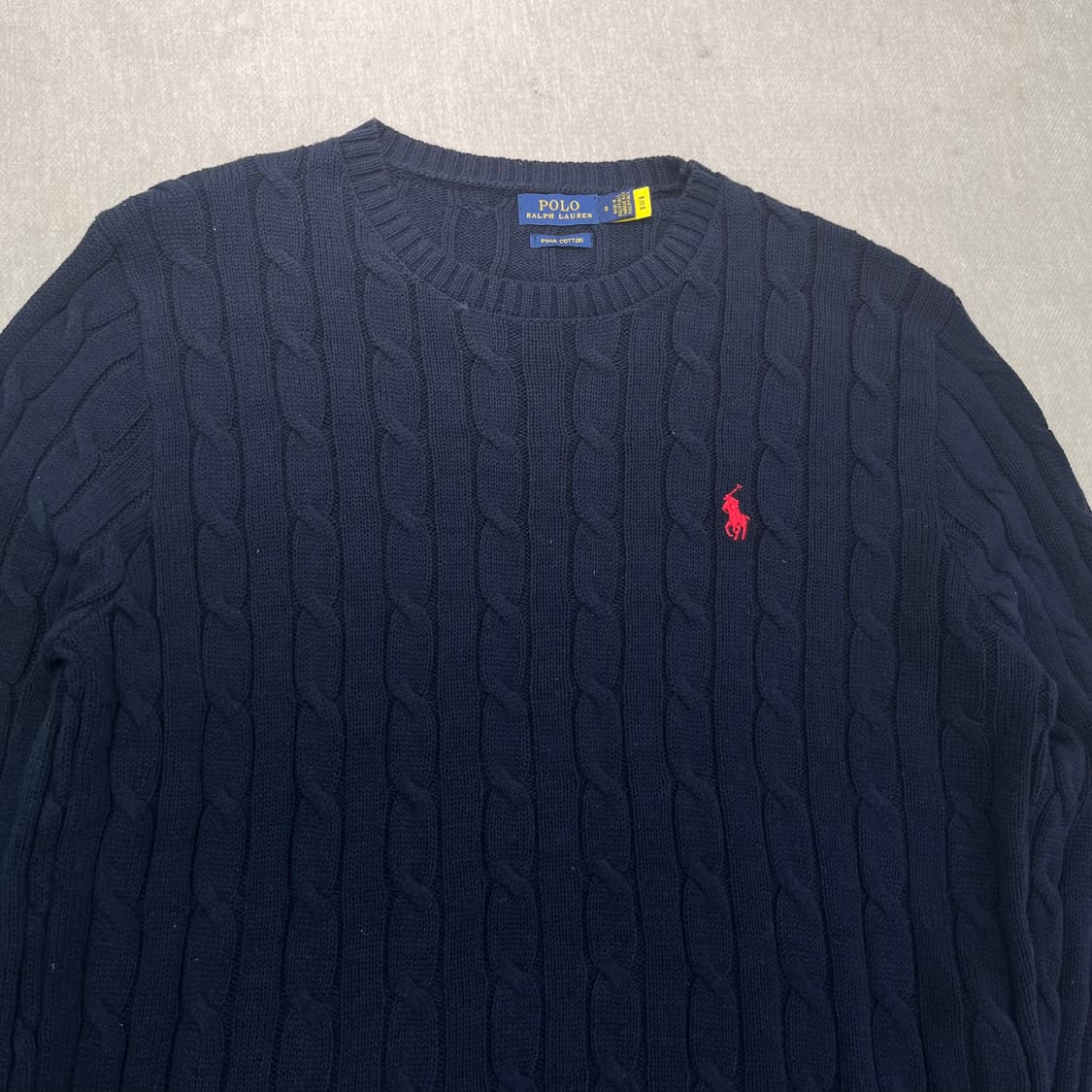 100 폴로 랄프로렌 신형라벨 꽈배기 니트 상품이미지2
