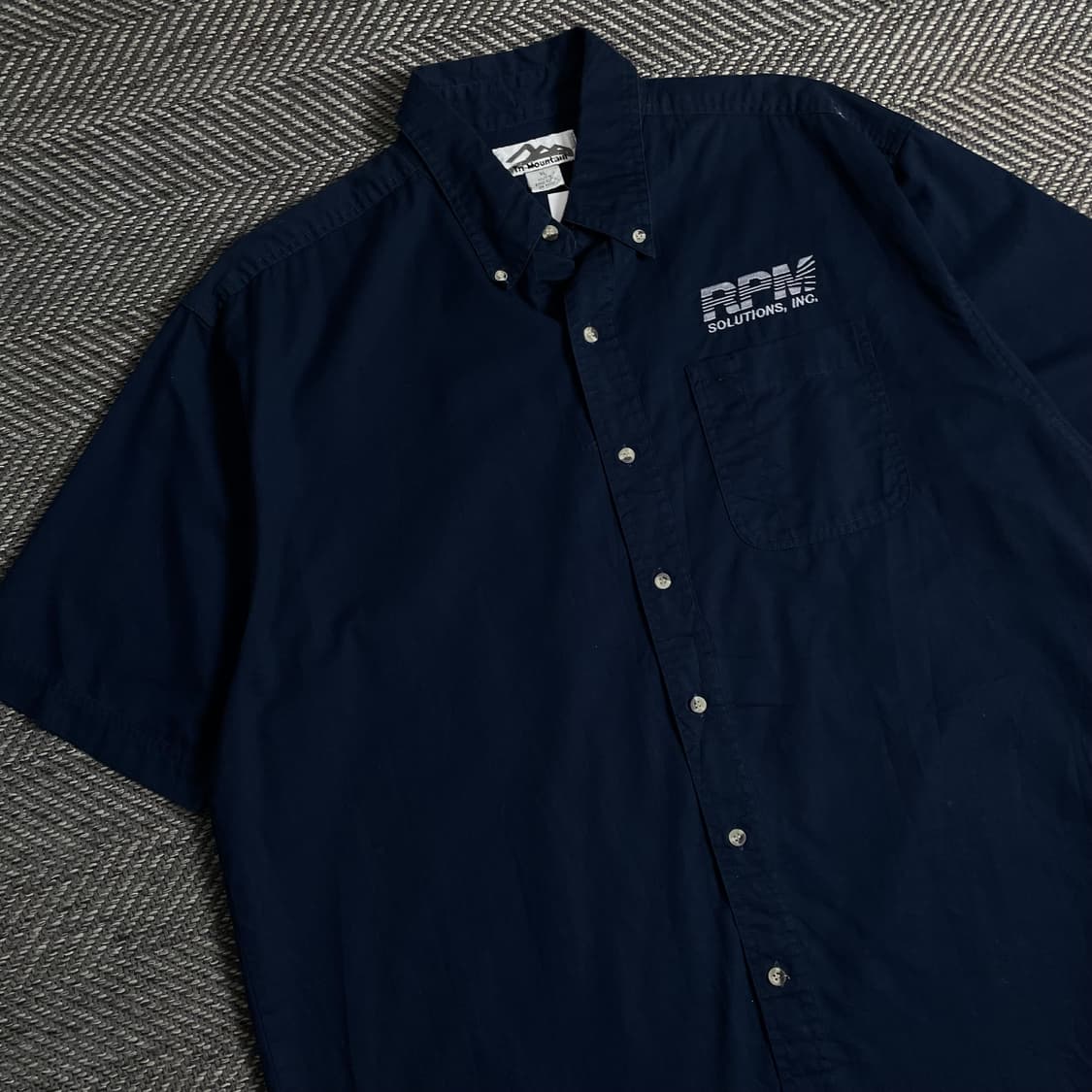 USA 오리지날 빈티지 박시핏 워크 셔츠o 3363 상품이미지3