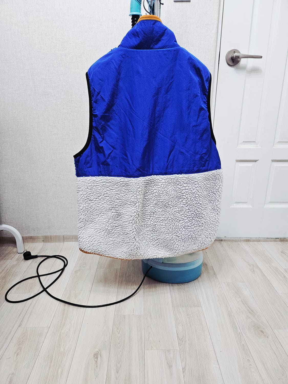 (105)XL ☆초대장급☆ 나이키 헤리티지 쉐르파 후리스점퍼조끼 상품이미지4