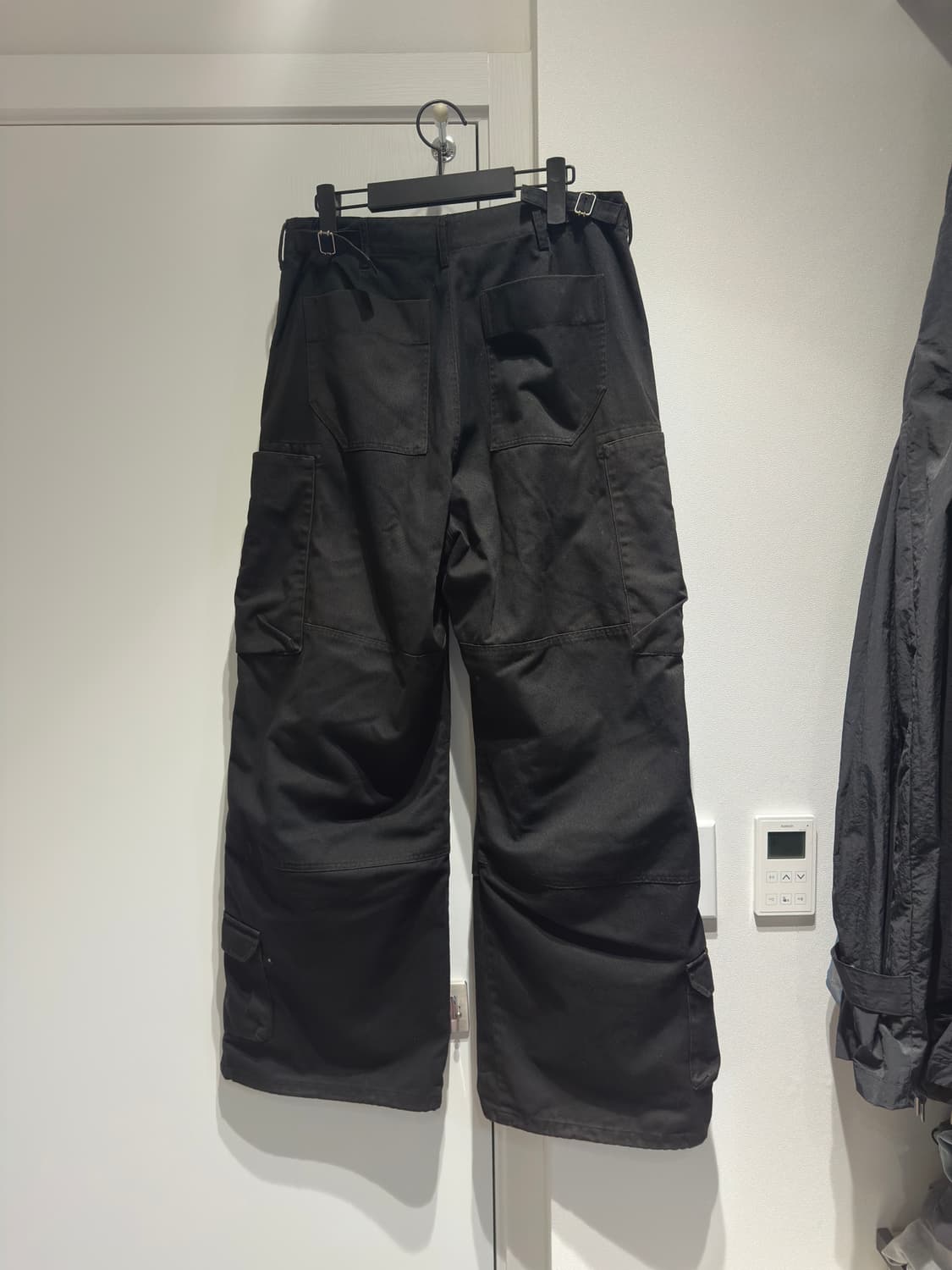 디키즈 x 해칭룸 카고 워크팬츠 Washed Black  상품이미지6