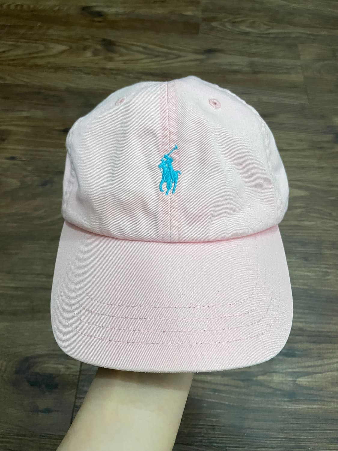 폴로 랄프로렌 핑크 볼캡 캡모자 가죽스트랩 상품이미지1