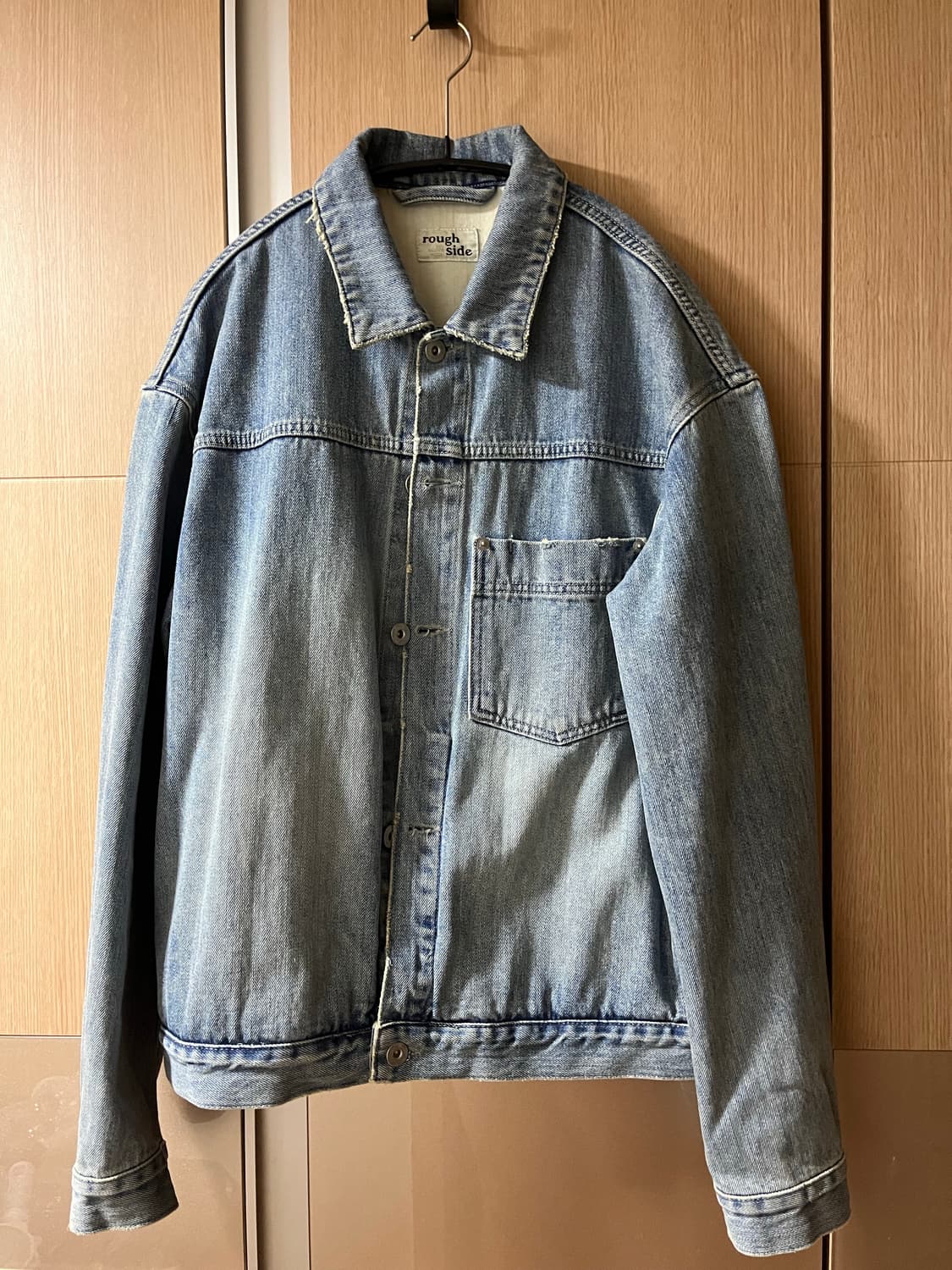 러프사이드 연청 데님자켓 1사이즈 팝니다 상품이미지1