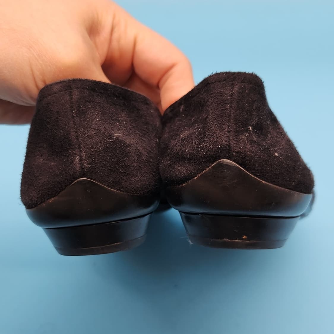 oo 정품  페라가모 여성 스웨이드 플랫슈즈230 상품이미지4