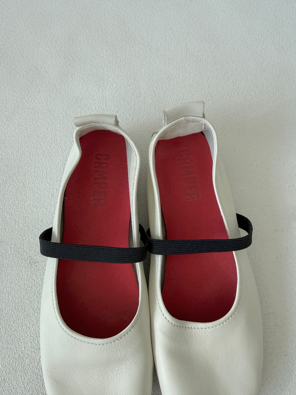 [EU39]캠퍼(CAMPER) 레더 발레리나 캡토 슈즈(거의 새제품) 상품이미지5