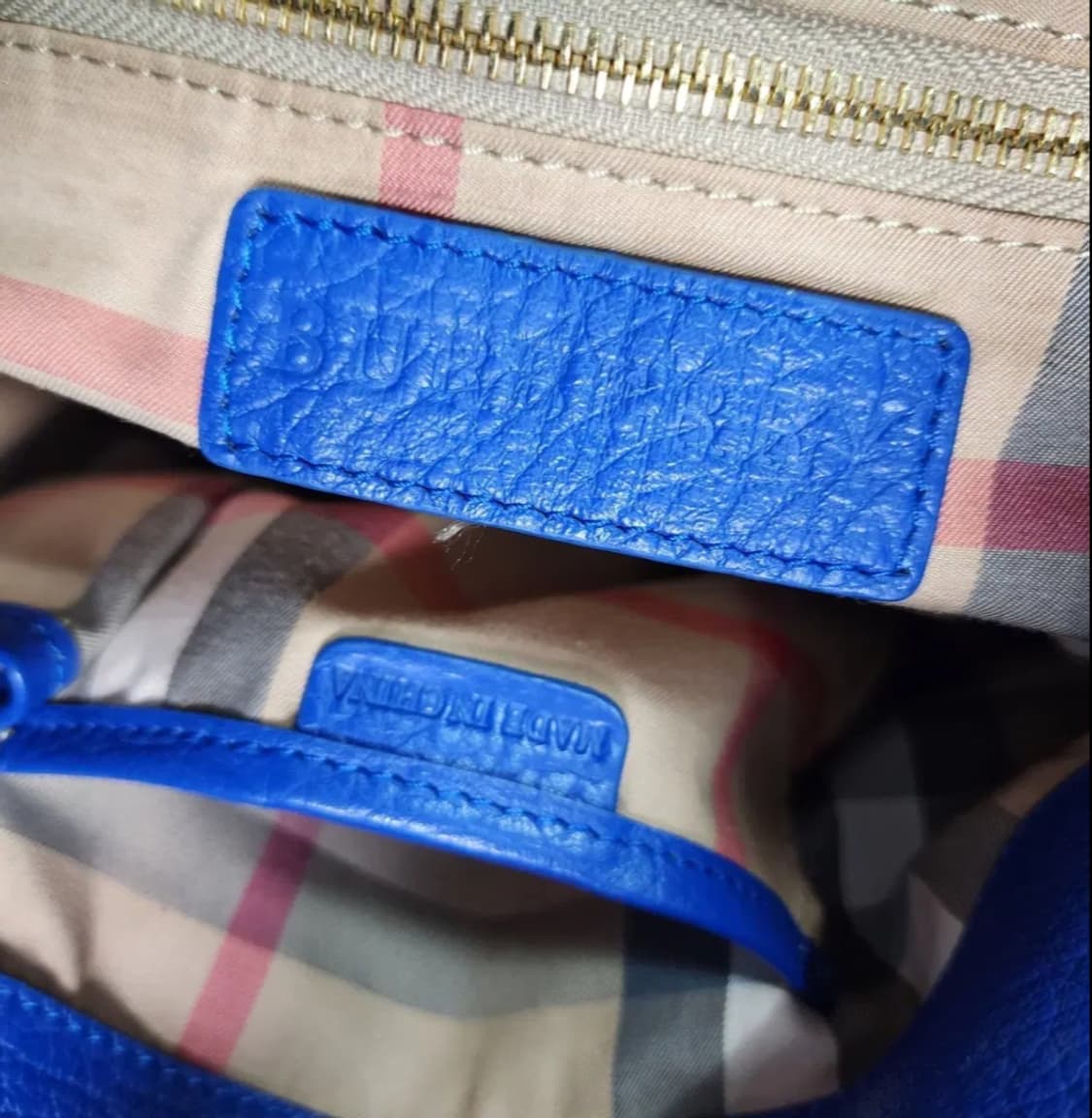 버버리 레더 토트백 상품이미지9