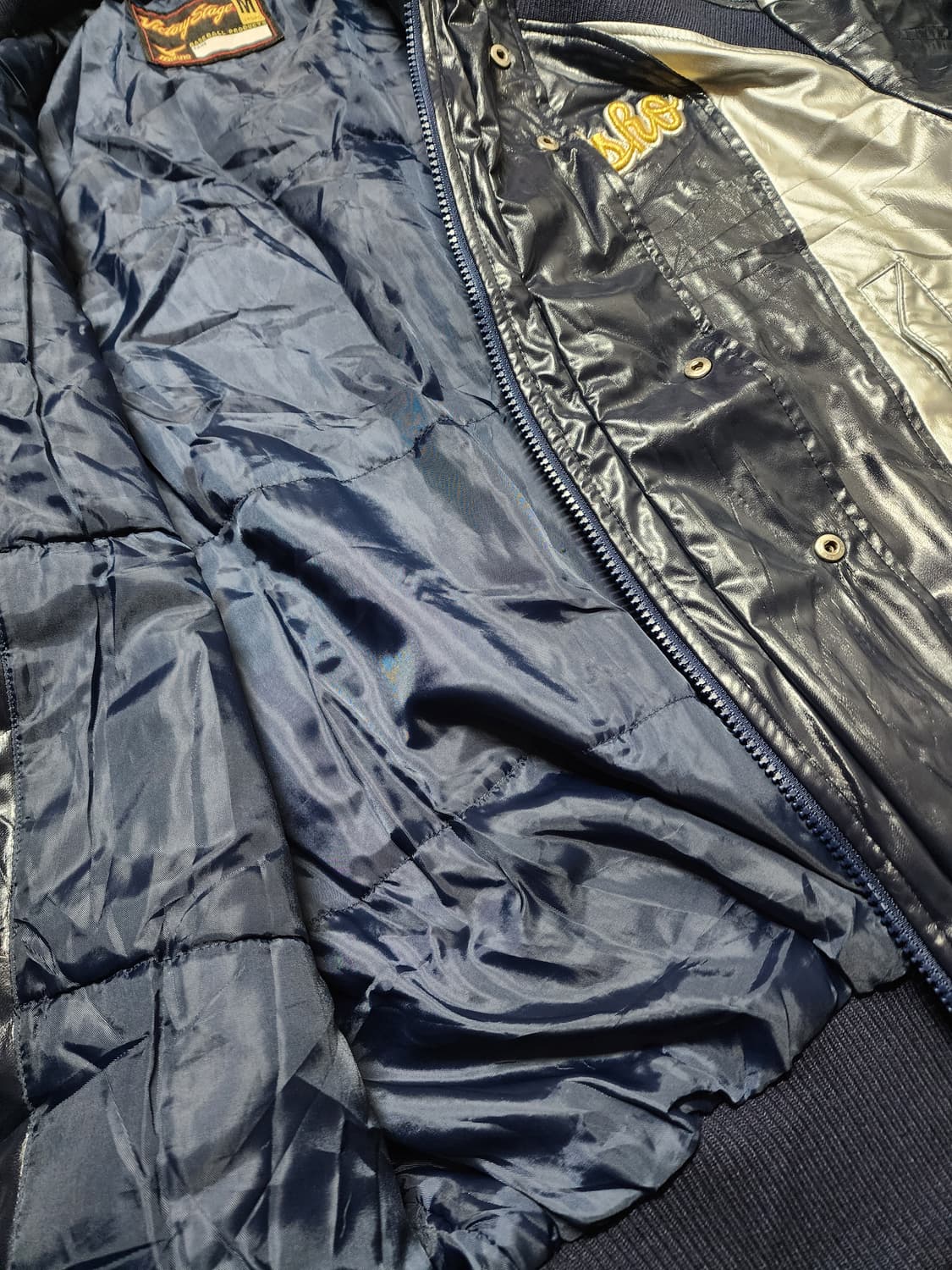 빈티지 미즈노 빅토리 스테이지 유광 야구 점퍼 자켓 상품이미지9