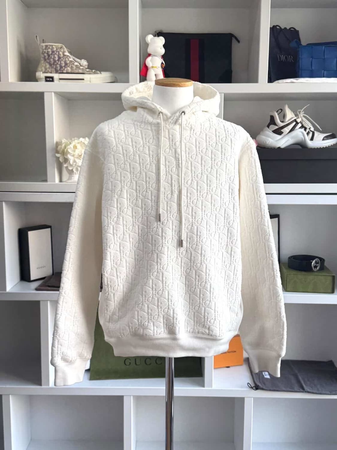 디올 오블리크 테리 후드티 상품이미지1