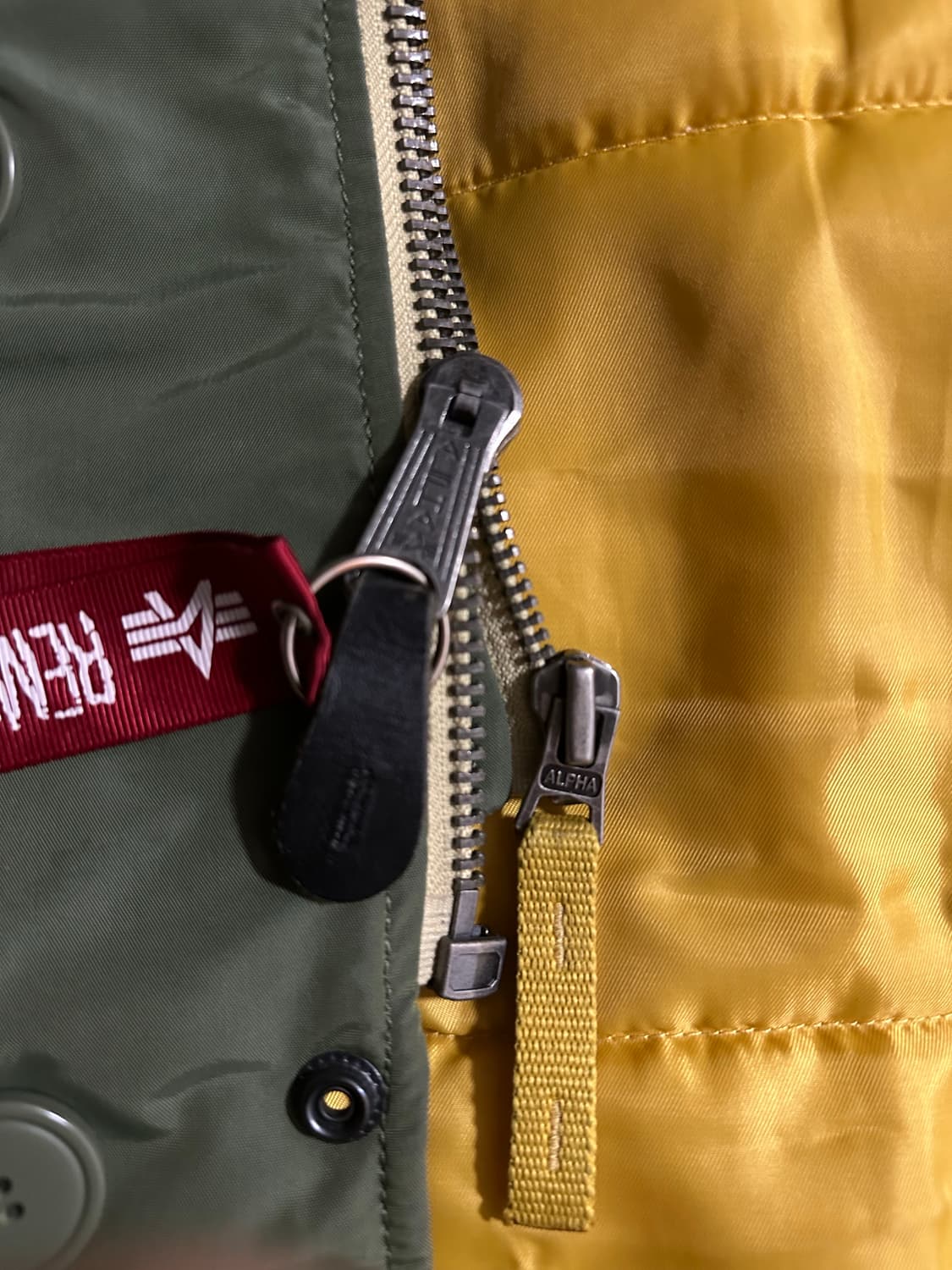 알파인더스트리 N-3B 패딩 야상 올리브 상품이미지5