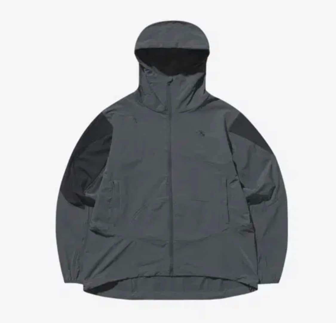 산산기어 insulation hoodie jacket grey 바람막이 상품이미지1