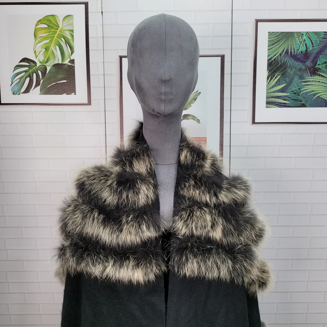 루이까또즈 캐시미어 여우털 머프러 목도리 스카프 새상품 상품이미지2