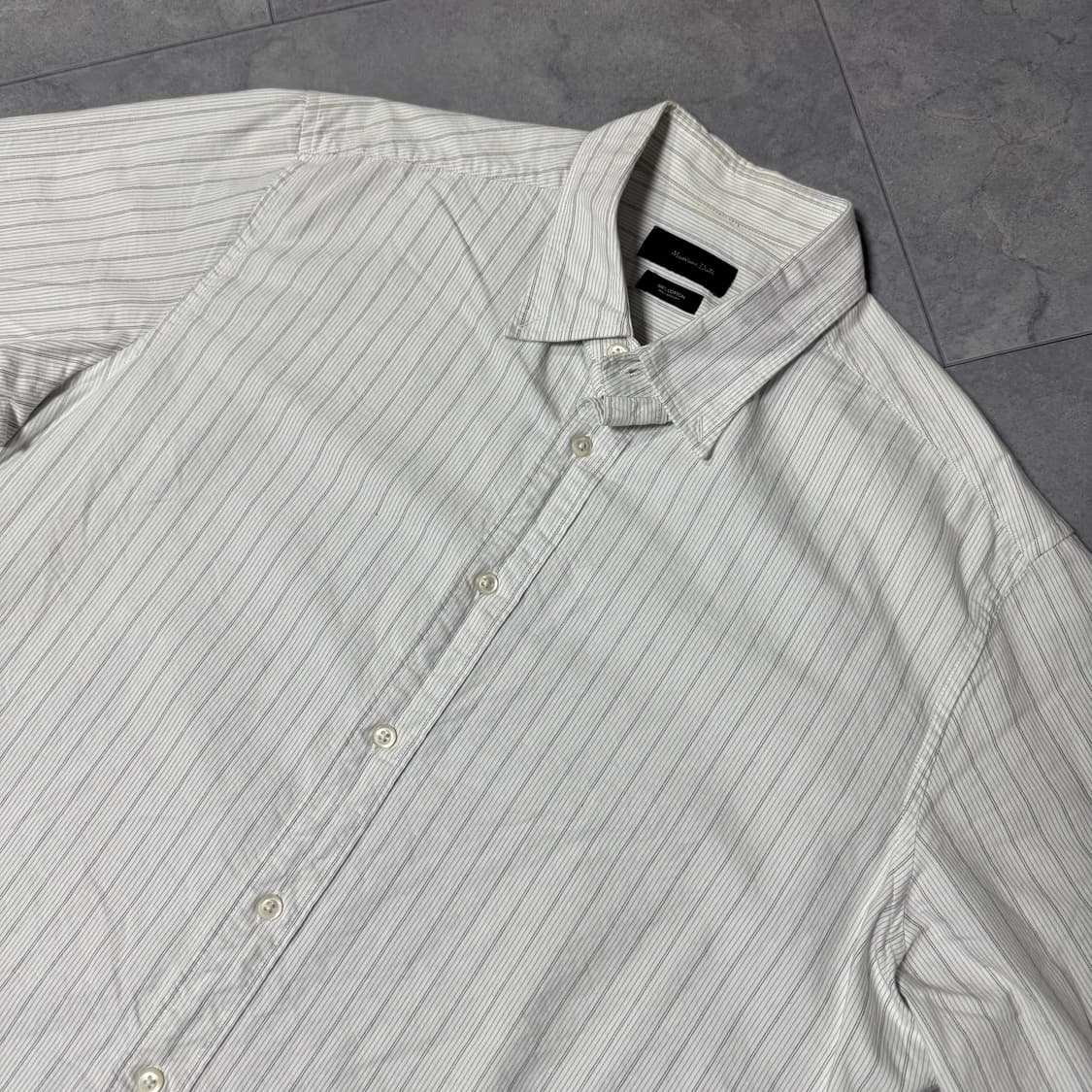 마시모두띠 스트라이프 디테일 셔츠 상품이미지2