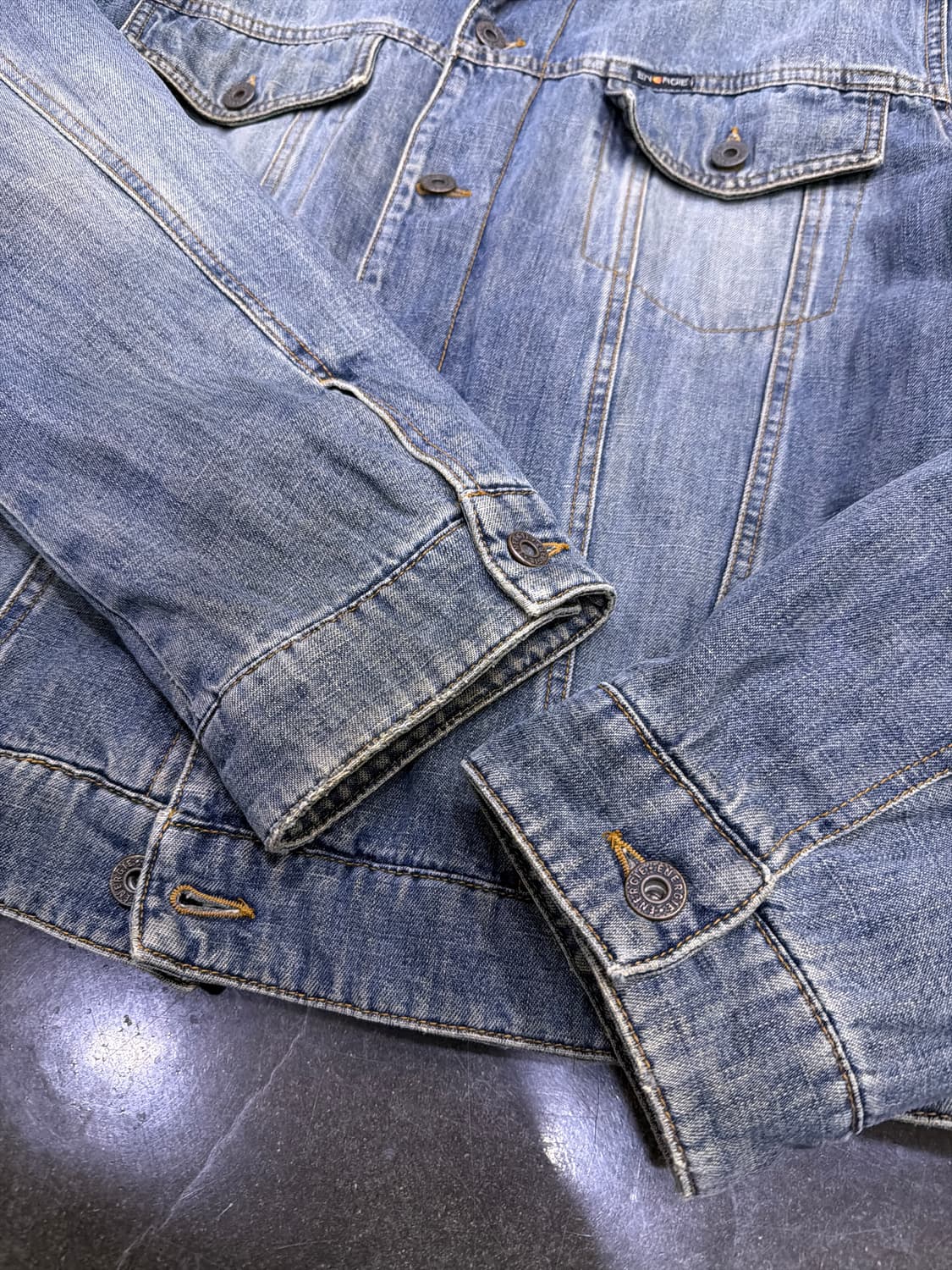 ENERGIE 에너지 쉐르파 양털 빈티지 데님자켓 XL 상품이미지5