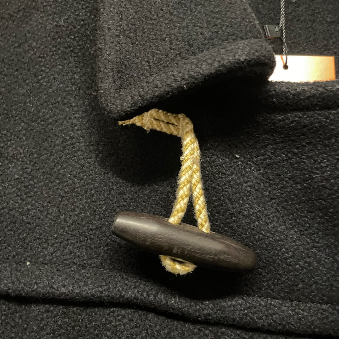 00s 폴로 랄프로렌 클래식 블랙 울 더플 코트 떡볶이 코트 N215 상품이미지5