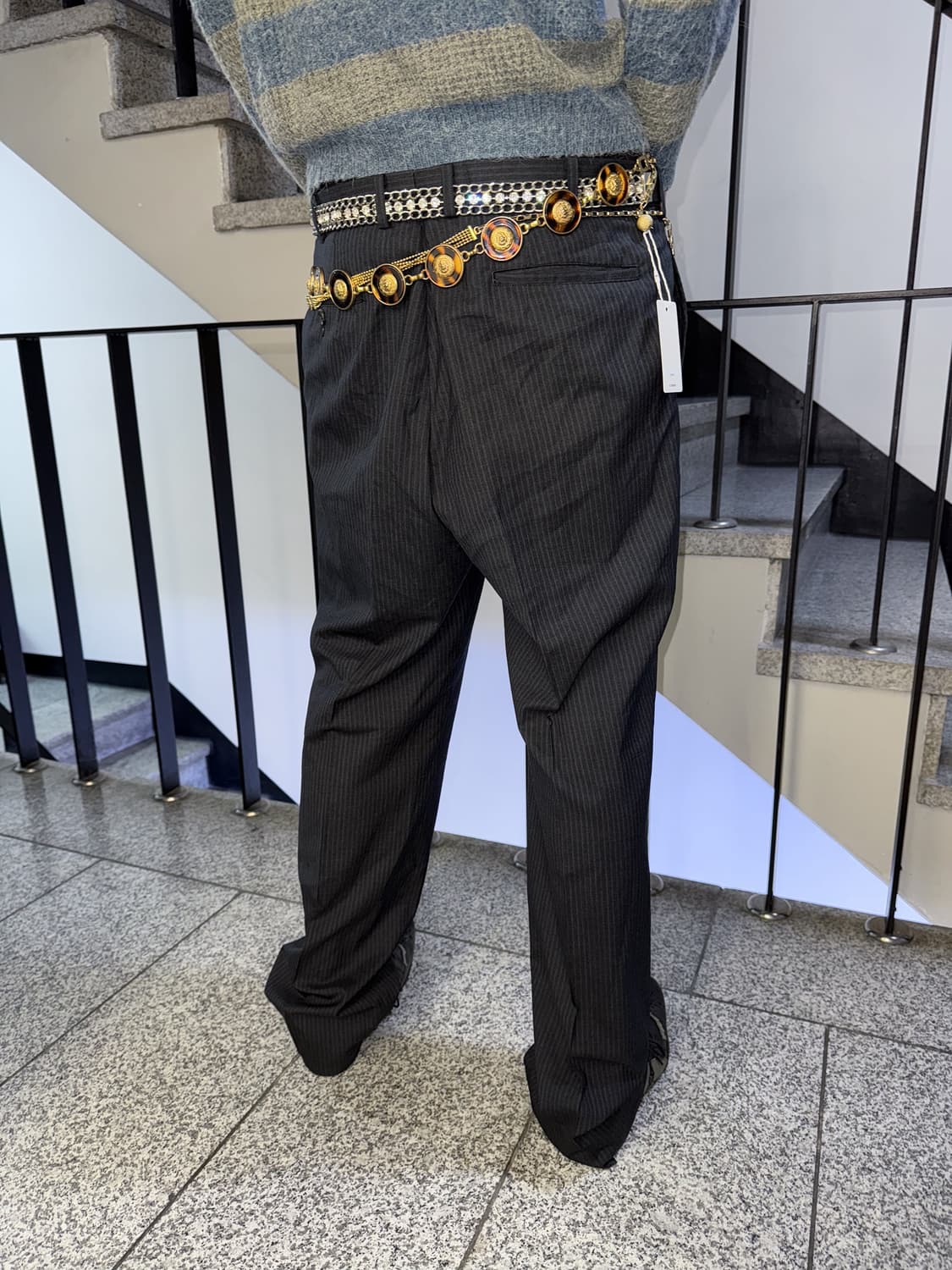 stripe wool slacks 상품이미지3