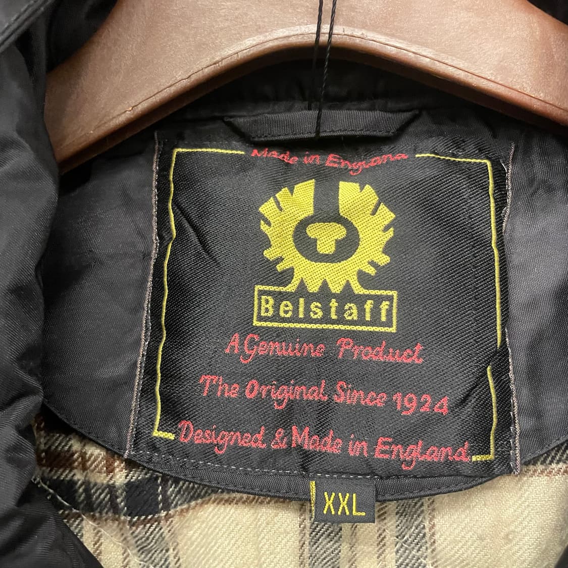 90s 벨스타프 로드 마스터 체크 라이닝 바이커 자켓 N293 상품이미지8