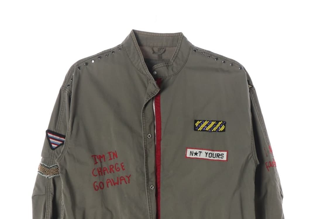 Bershka 프리미엄 패치워크 야상 자켓 XS 상품이미지3