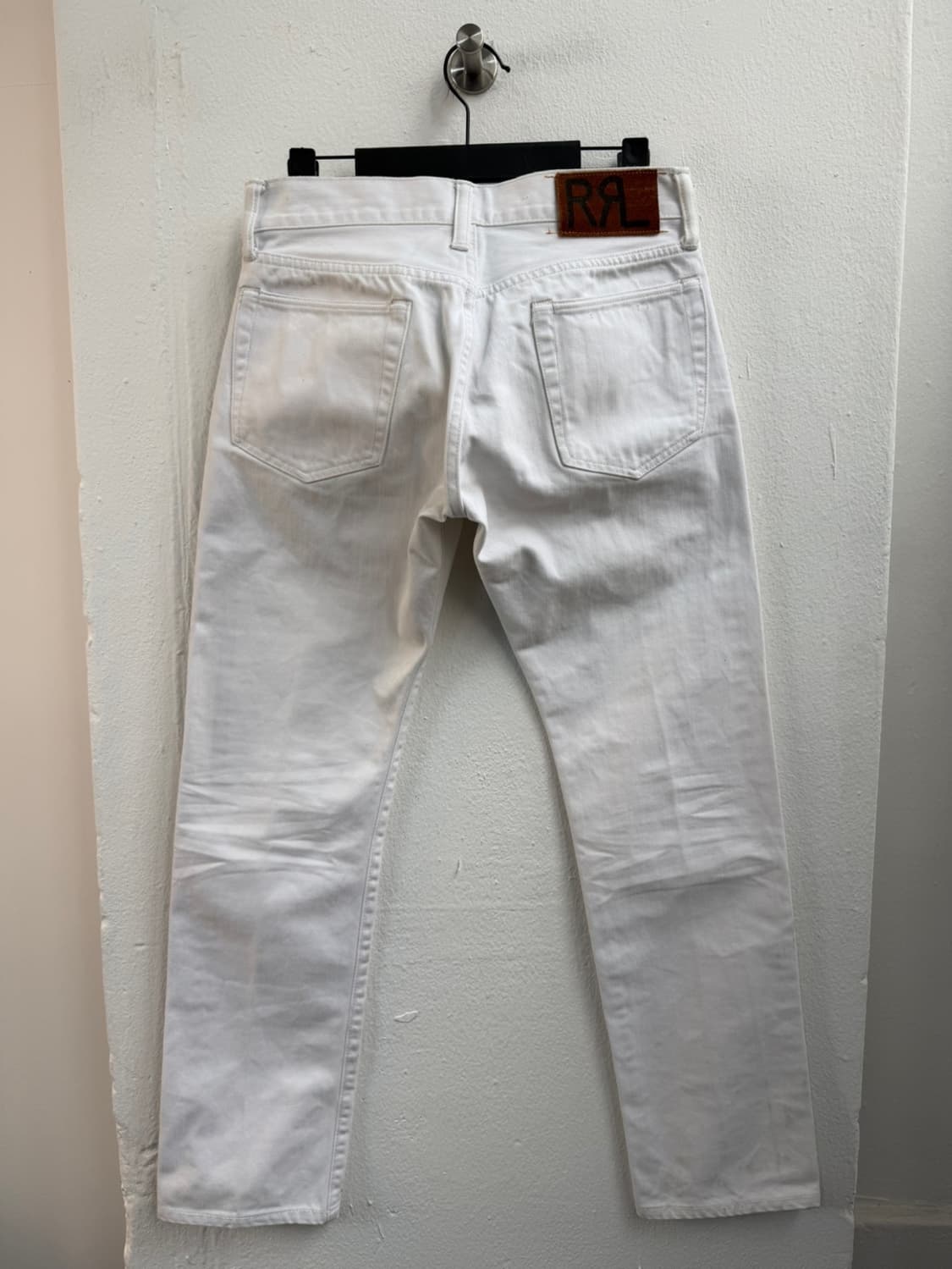 더블알엘 화이트 셀비지 데님 팬츠  상품이미지8