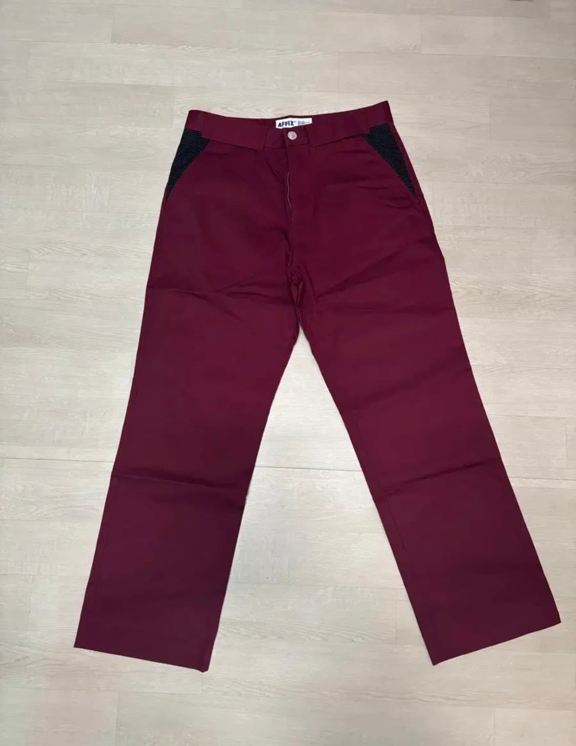 아픽스 팬츠 버건디 컬러 상품이미지1