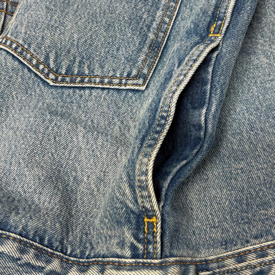 리바이스 2세대 타입2 빅E 포켓 트럭커 데님 지쟌 지잔 워싱 자켓 상품이미지3