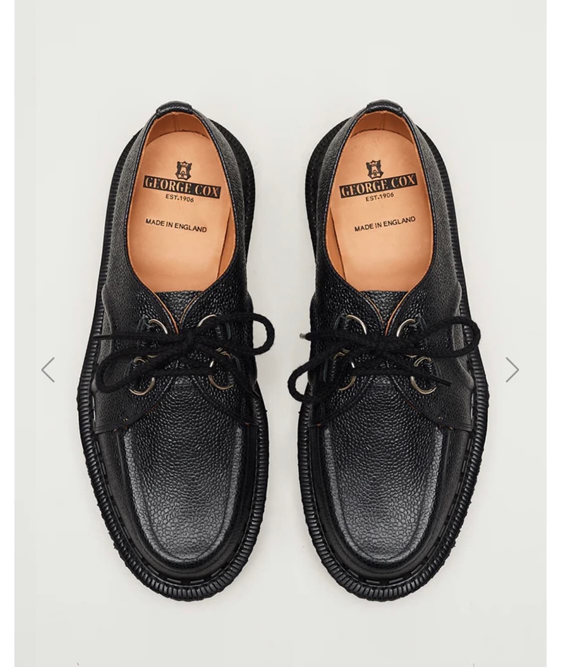 GEORGE COX Dace - Black Pebble 270사이즈 상품이미지3