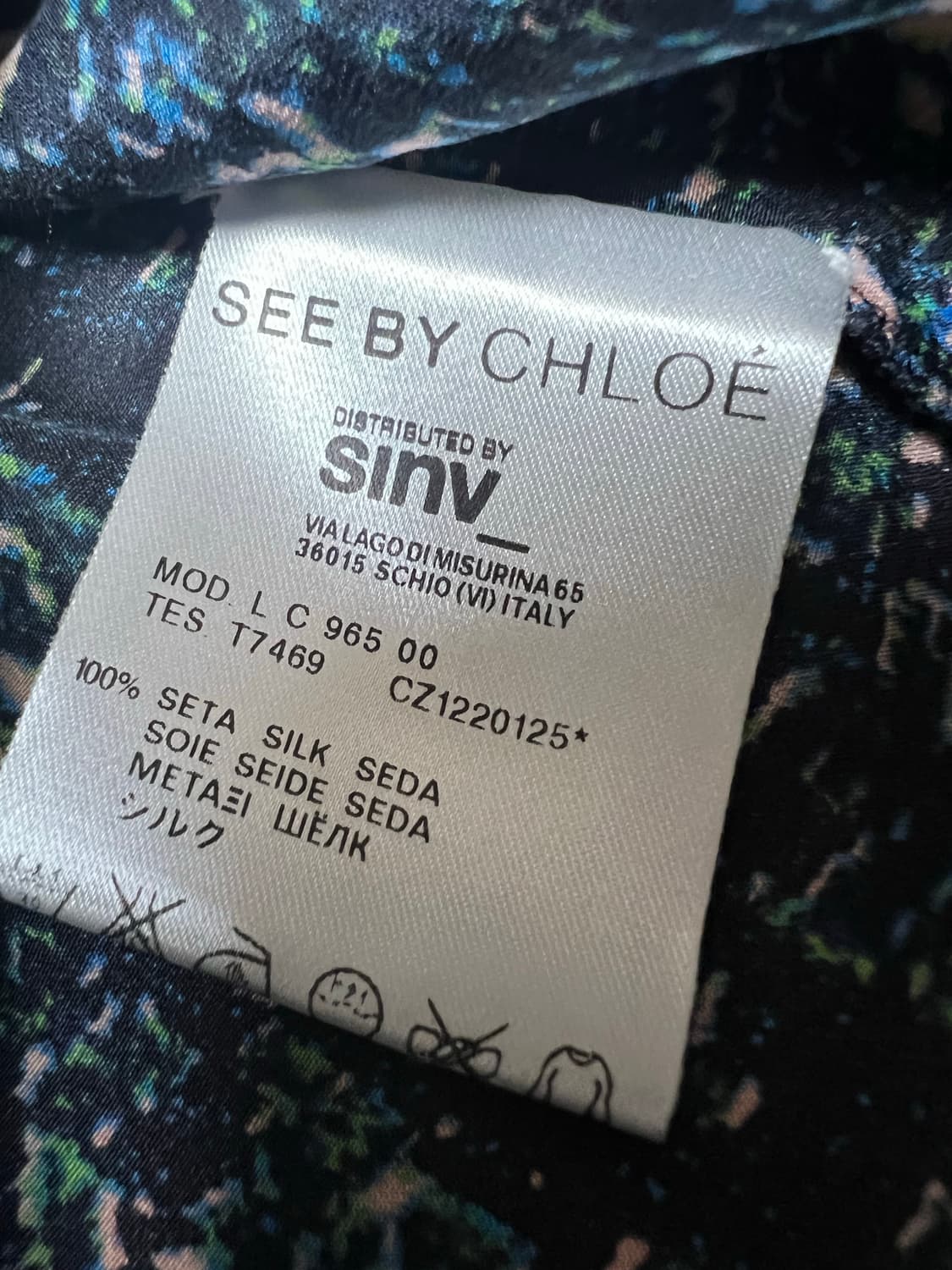 씨바이끌로에 실크 블라우스 상품이미지3