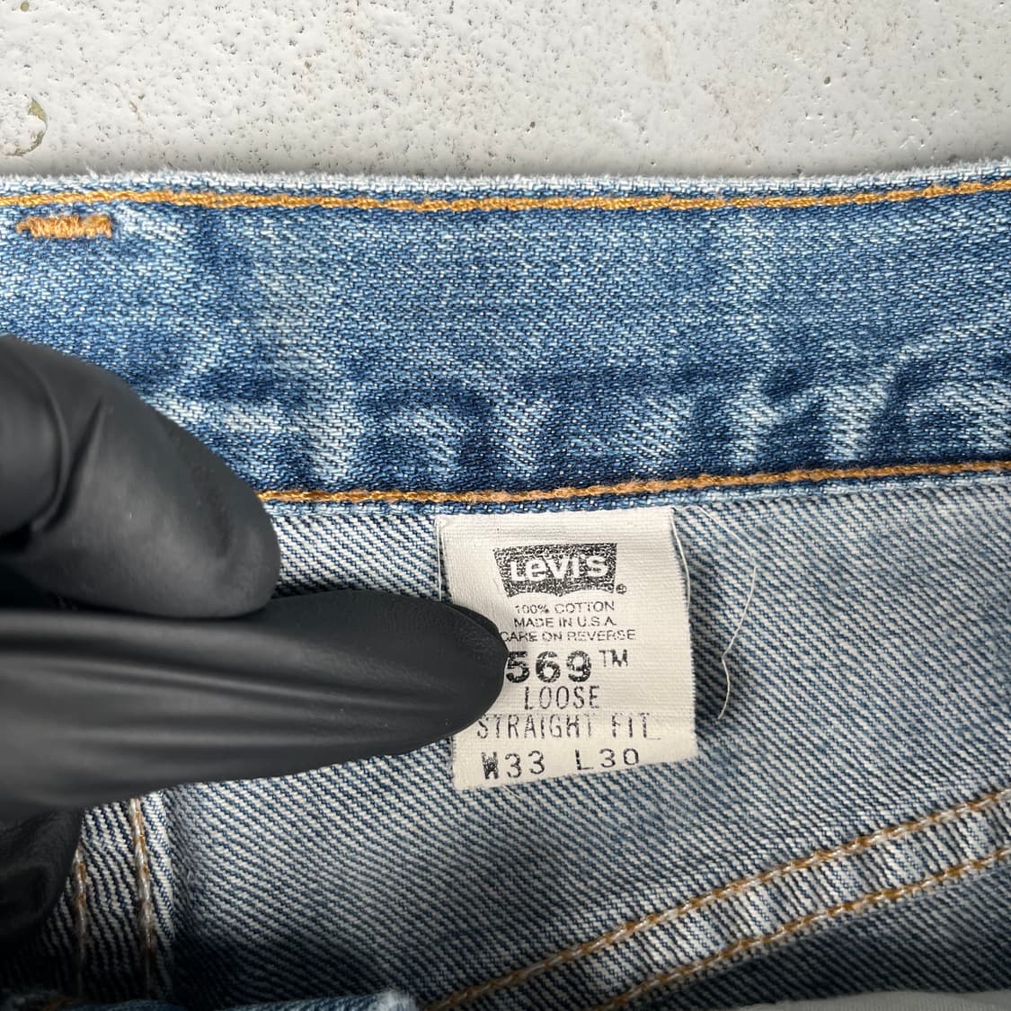 빈티지 리바이스 569 루즈 스트레이트핏 데님 상품이미지4