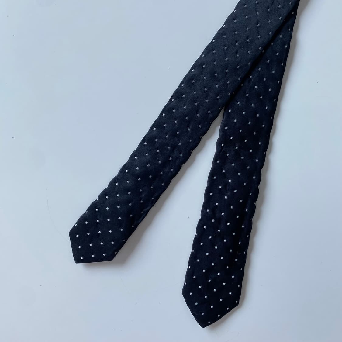 신형 돌체 앤 가바나 (D&G) 슬림 정품 블랙넥타이 4.2cm 상품이미지1