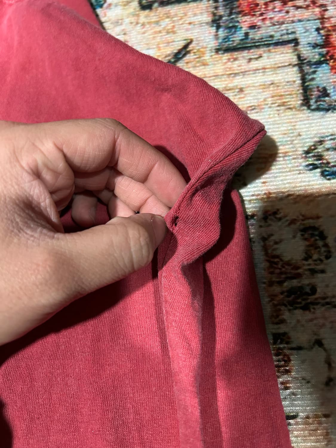 [L] 굿온 피그먼트 다이 헨리넥 롱슬리브 상품이미지5