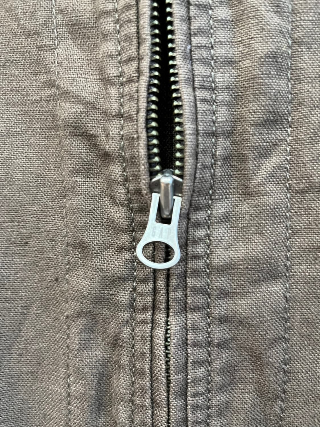 GAP 갭 린넨 블렌드 블루종 자켓 브라운 상품이미지5
