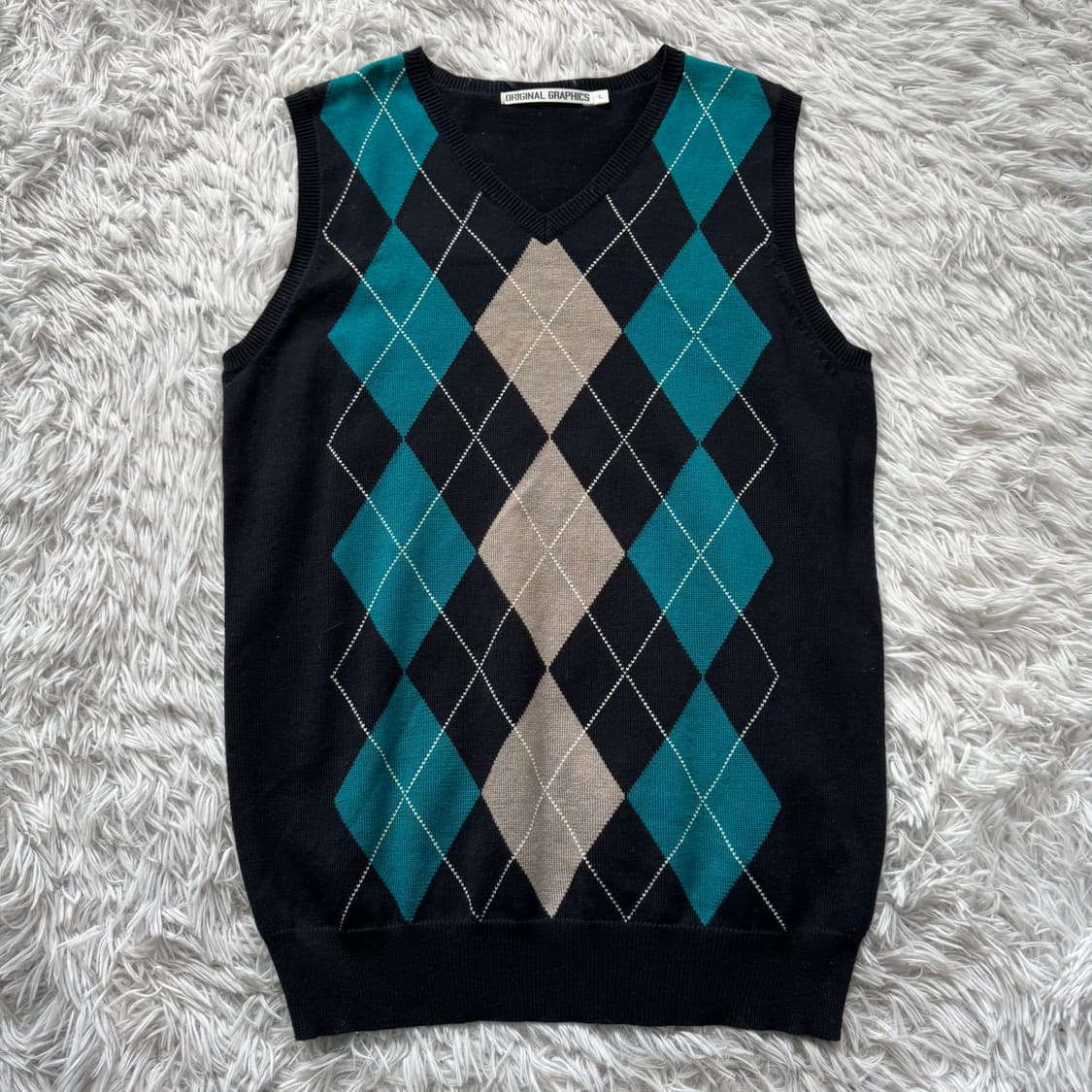 ORIGINAL GRAPHICS 일본빈티지 니트 베스트 빈티지베스트 상품이미지2