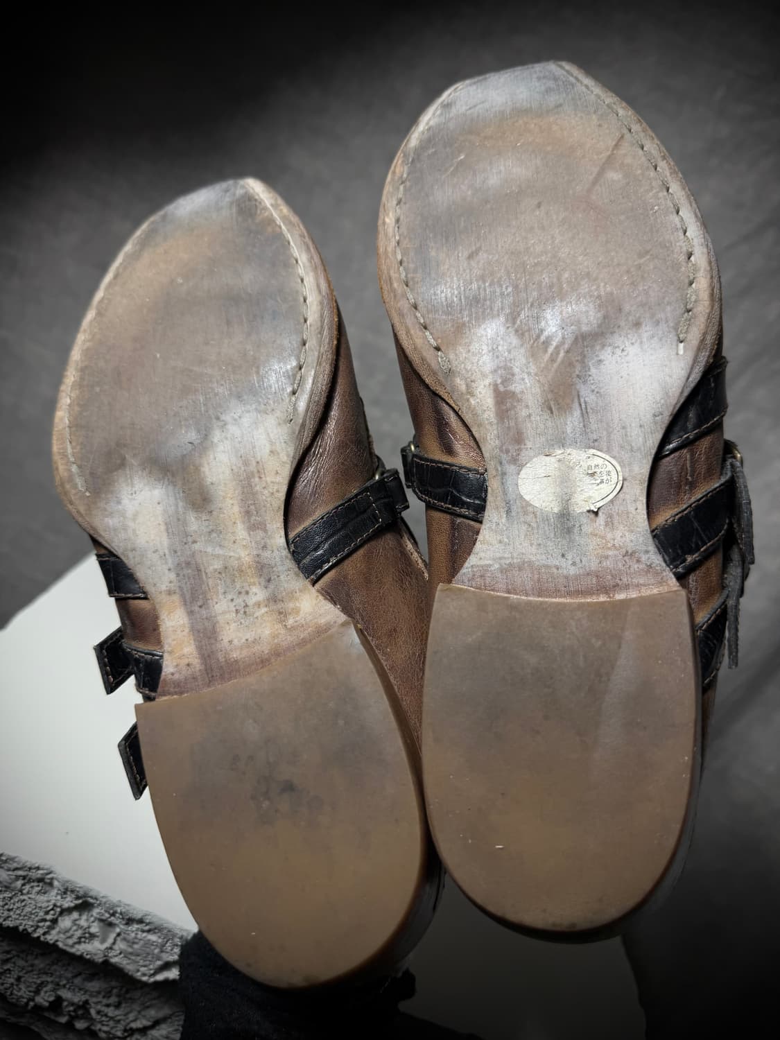 Whoop De Doo Double Strap Leather Shoes 상품이미지7