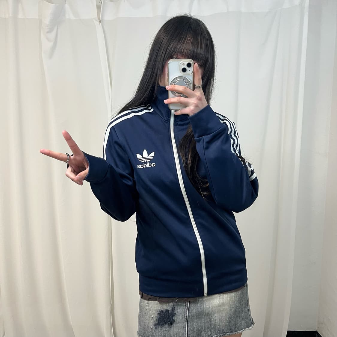 Adidas Navy Europa Track Jacket 상품이미지2