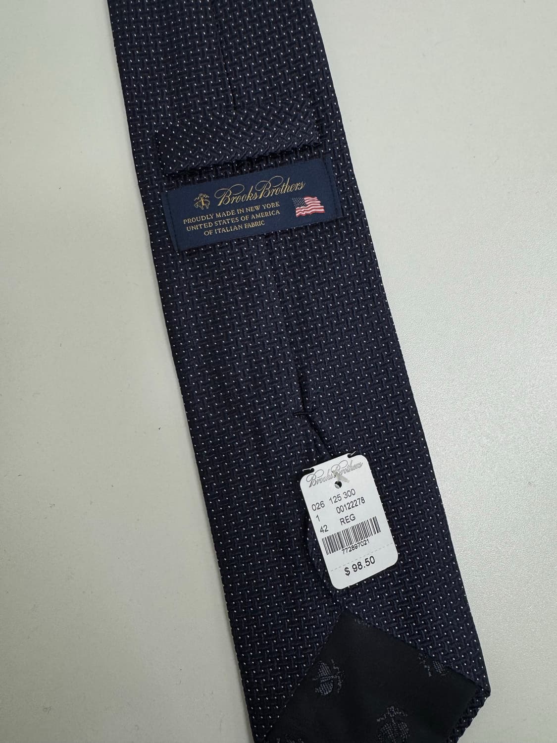 브룩스브라더스 넥타이 네이비도트 새상품 상품이미지2