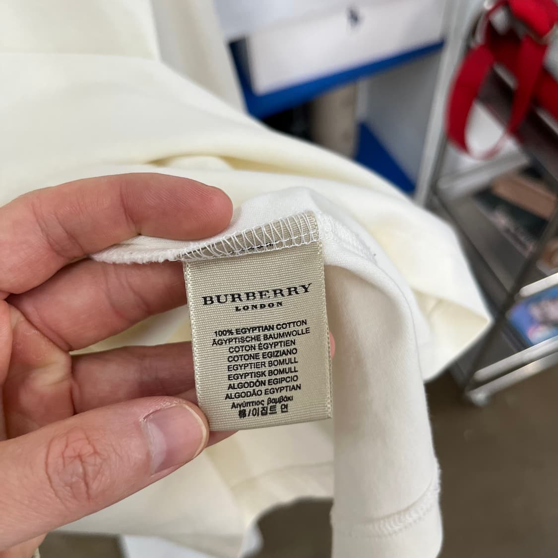 버버리 칼라 롱슬리브 L 상품이미지4