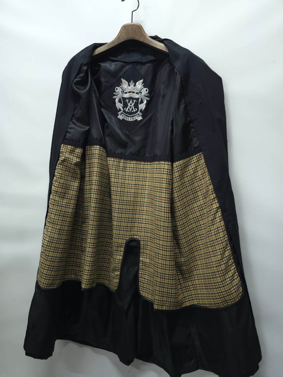 보스렌자 체크 라이너 블랙 봄가을 트렌치코트 (내피 탈부착)(105) 상품이미지5