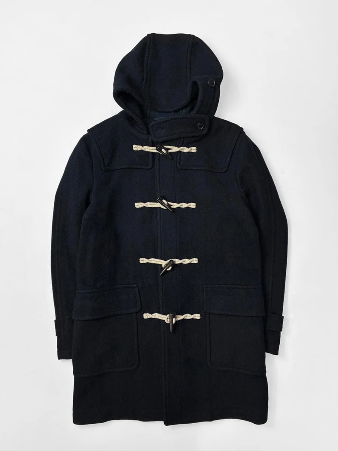 유니클로 울 시그니처 더플 후디 코트 PN5584 상품이미지1