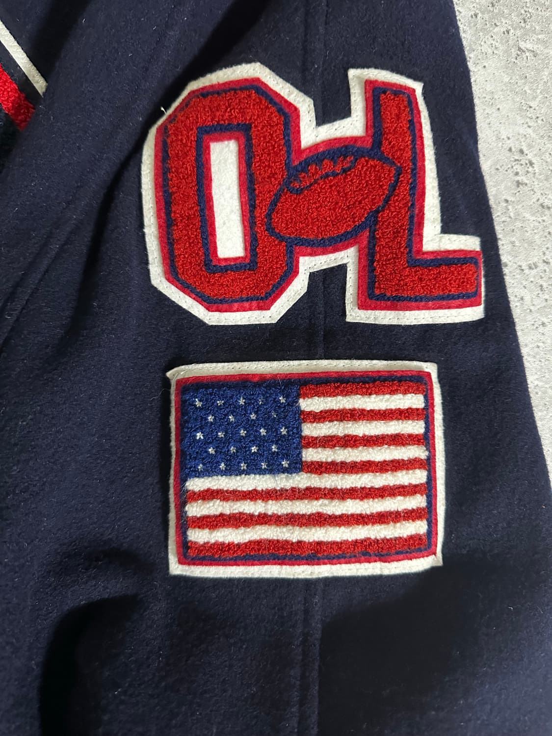 Jackson's 바시티 자켓 네이비 3XL 상품이미지5