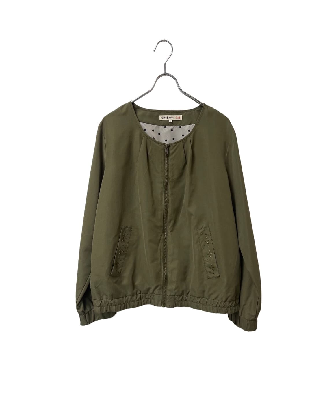 Stud Round Zip-up Blouson 상품이미지1