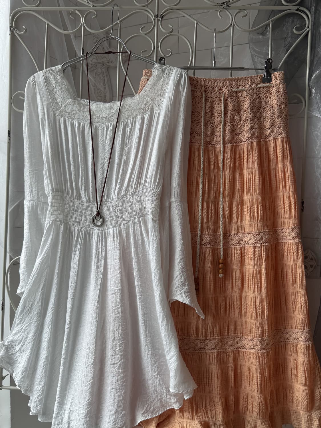 Linen Square Neck Unbalanced Blouse 0376 상품이미지1