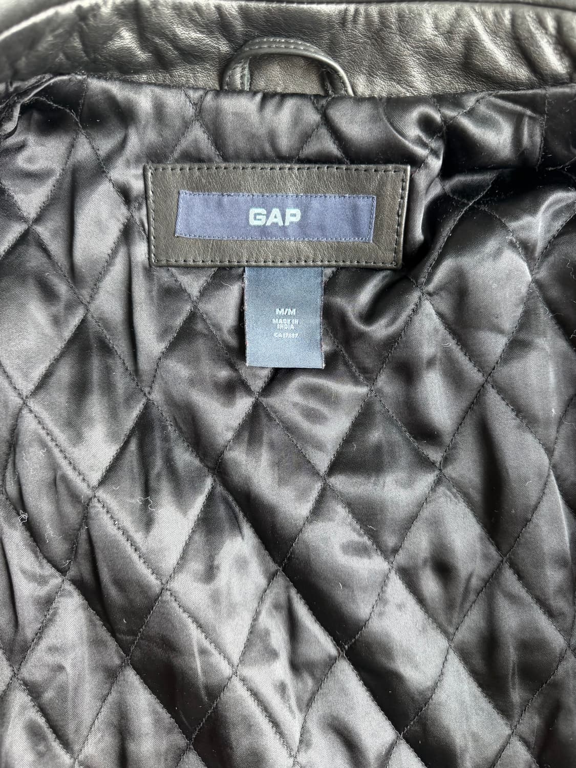 올드갭 갭 레더 카코트 M 사이즈 GAP 상품이미지3