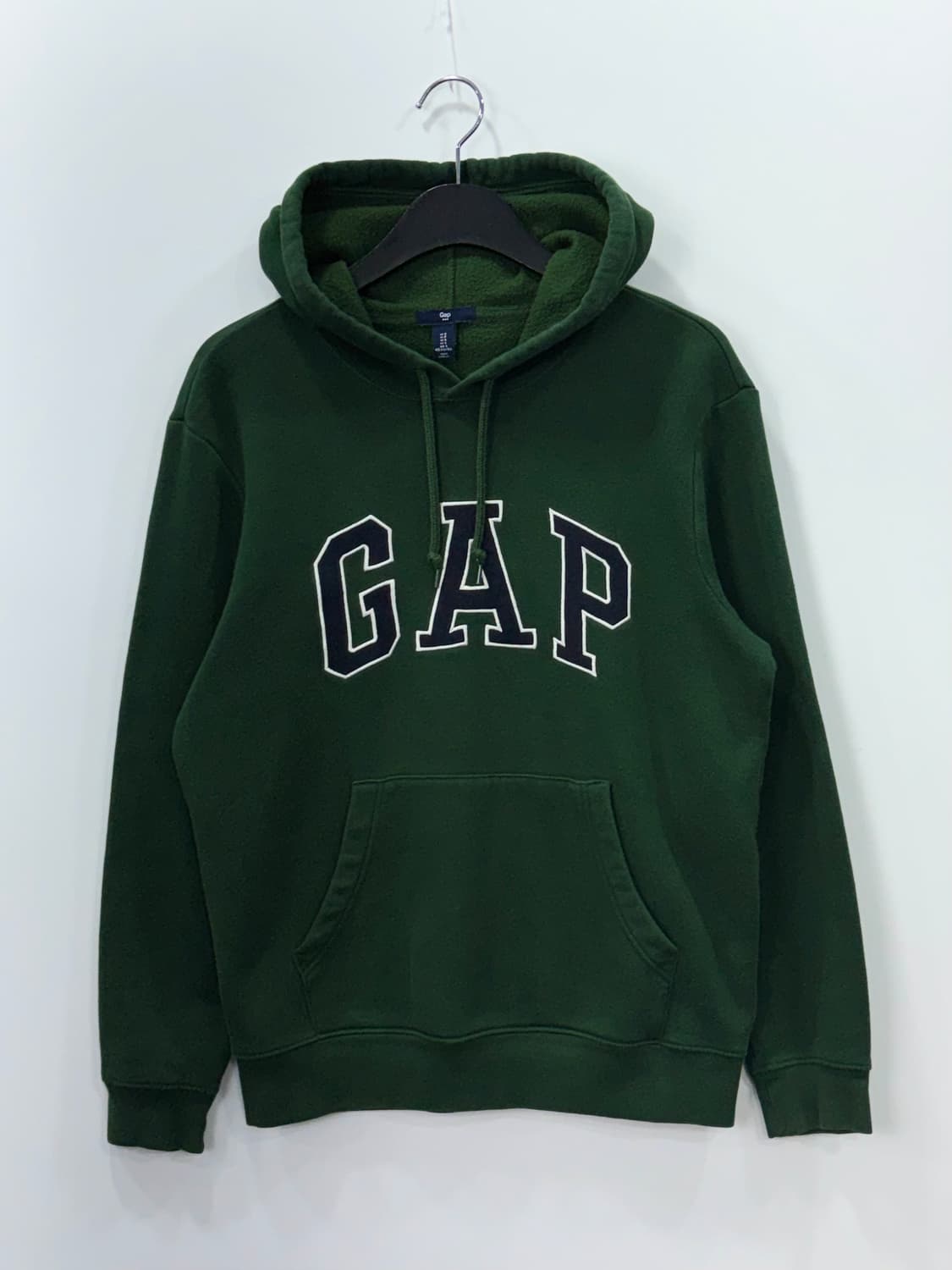 갭 로고 후드 그린 S 상품이미지1