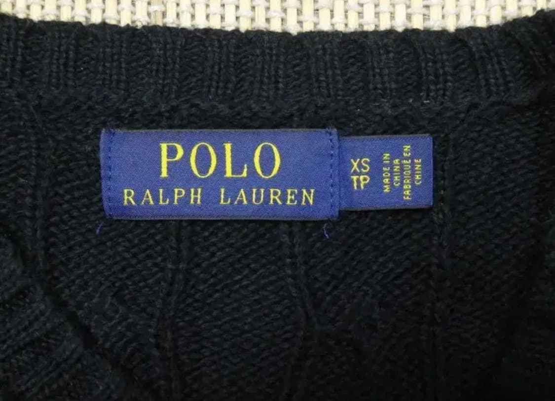 폴로 꽈배기 니트 실측 m 상품이미지2