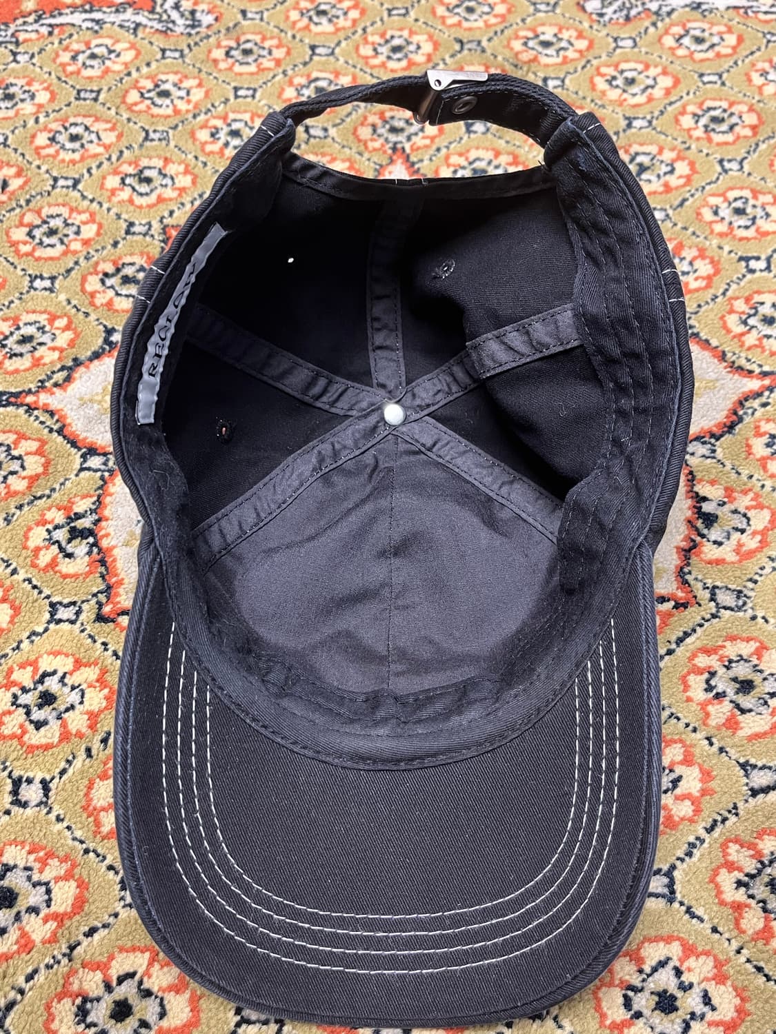 리끌로우 RECLOW 자수 볼캡 블랙 상품이미지6