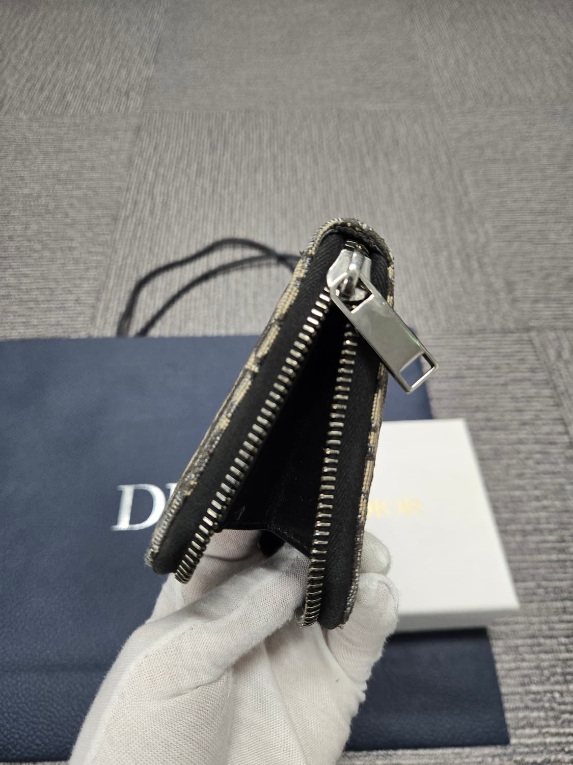 [특가][정품] 디올 오블리크 지퍼돌이 장지갑 상품이미지4